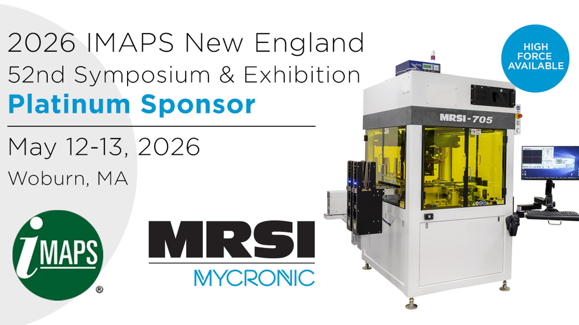 MRSI Mycronic IMAPS New England 2026