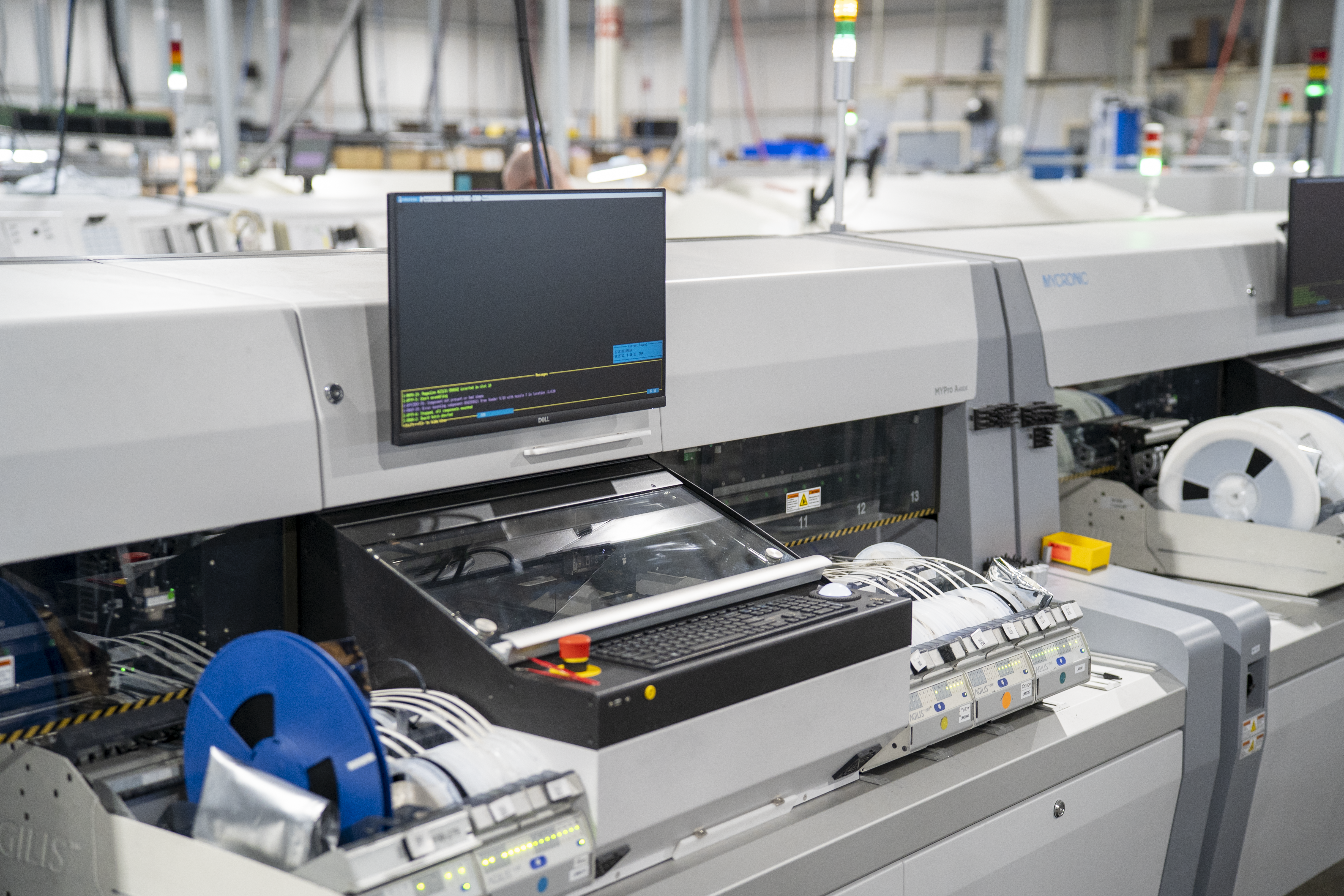 Z-AXIS installs pick-and-place machine from Mycronic