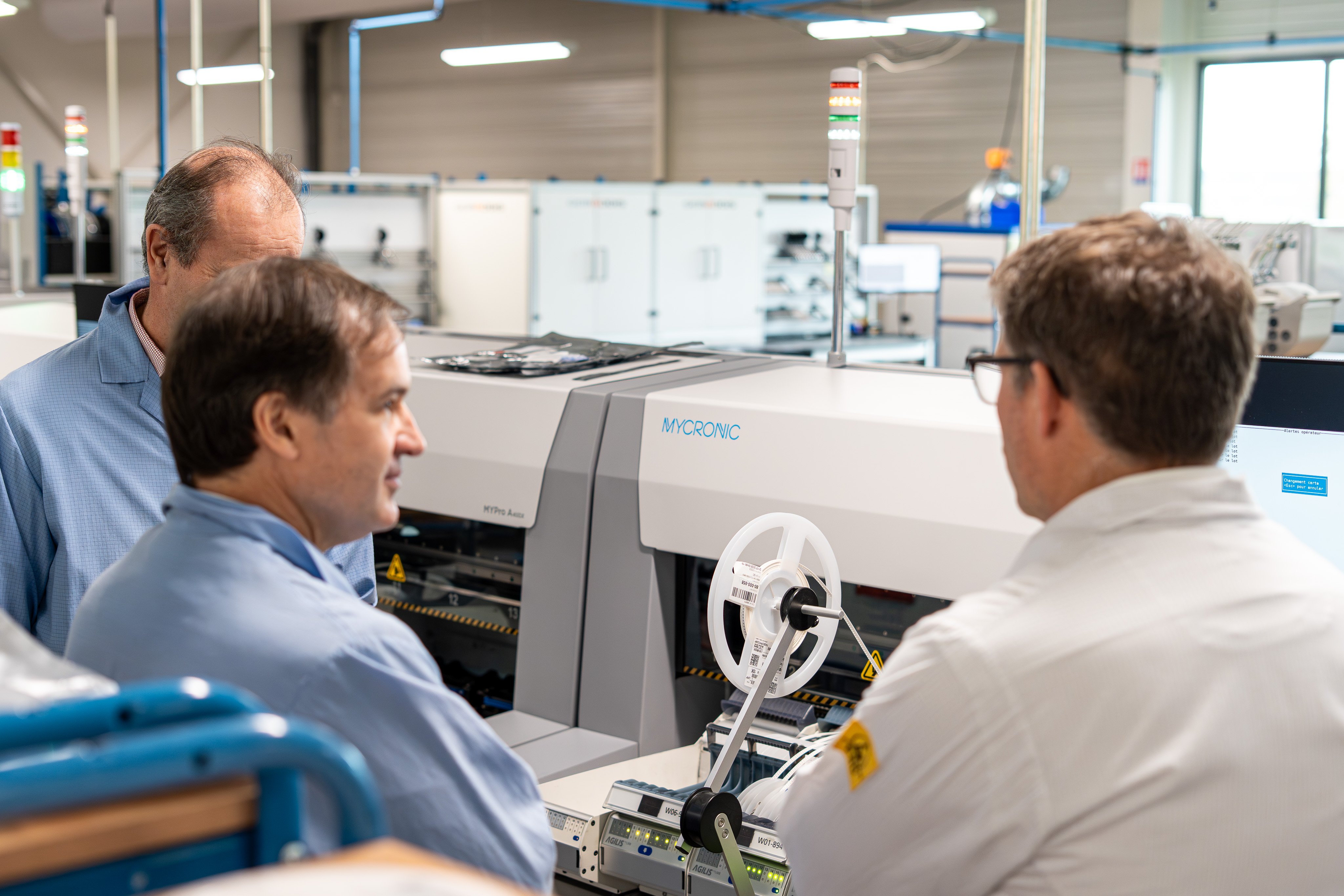 FDI Matelec Full SMT line with Mycronic - General Manager, and FDI, Industrial Director